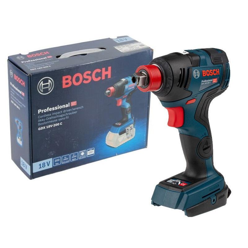 Bosch Professional Cordless Impact Driver GDX 18V-200C Solo 06019G4204 Power Tool Services