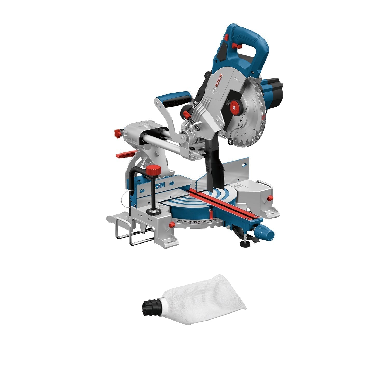 Bosch Professional Cordless Mitre Saw BITURBO GCM 18V-216 0601B41000