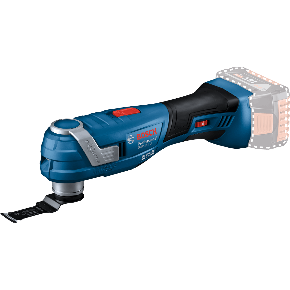 Bosch Professional Cordless Multi Tool GOP 185-LI Solo 06018G2020