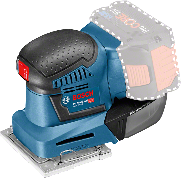 Bosch Professional Cordless Orbital Sander GSS 18V-10 06019D0200