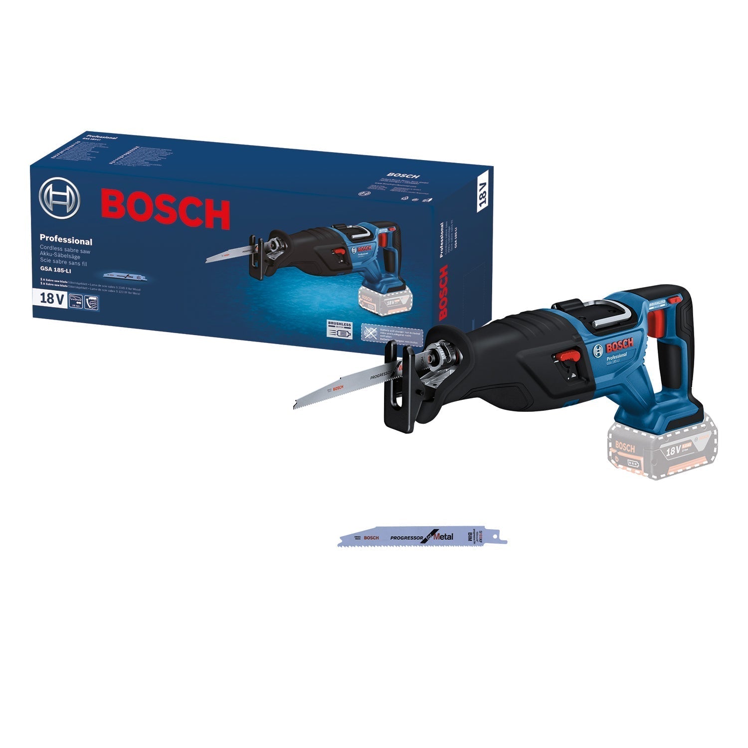 Bosch Professional Cordless Recipro Saw GSA 185 -Li Solo 06016C0020