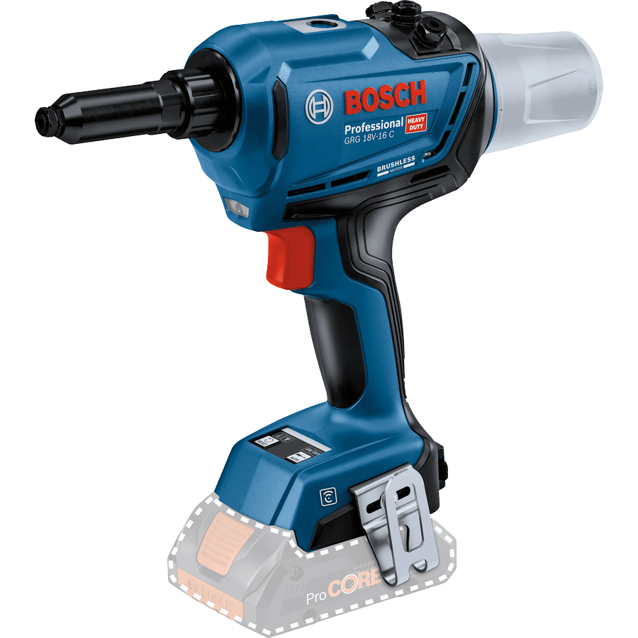 Bosch Professional Cordless Rivet Gun GRG 18V-16 C 06019K5000