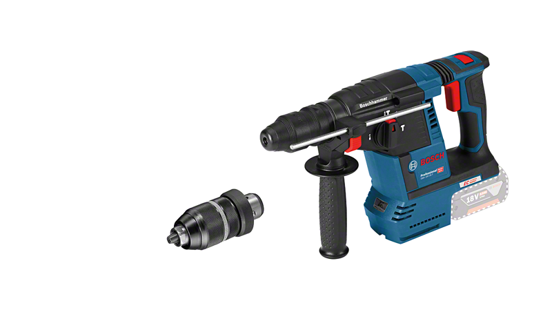 Bosch Professional Cordless Rotary Hammer With Sds-Plus GBH 18V-26F 0611910000 Power Tool Services