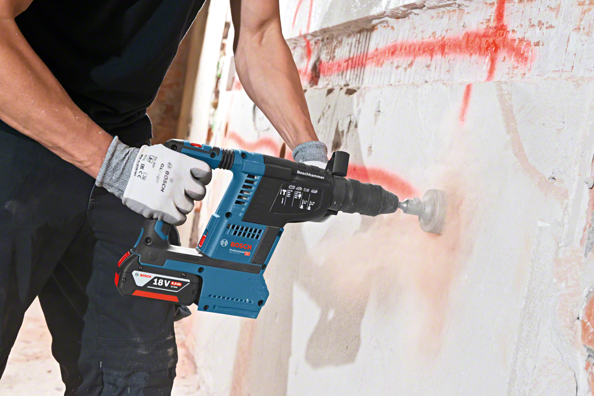 Bosch Professional Cordless Rotary Hammer With Sds-Plus GBH 18V-26F 0611910000 Power Tool Services
