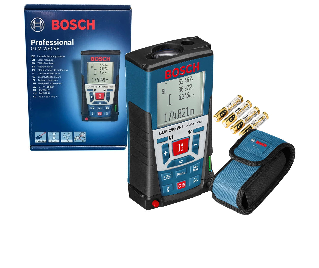 Bosch Professional GLM 250VF Laser Measure 0601072100 Power Tool Services