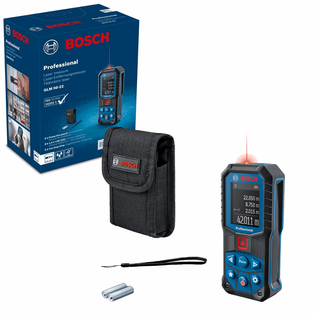 Bosch Professional Green Laser Measure GLM 50-22 0601072S00 Power Tool Services