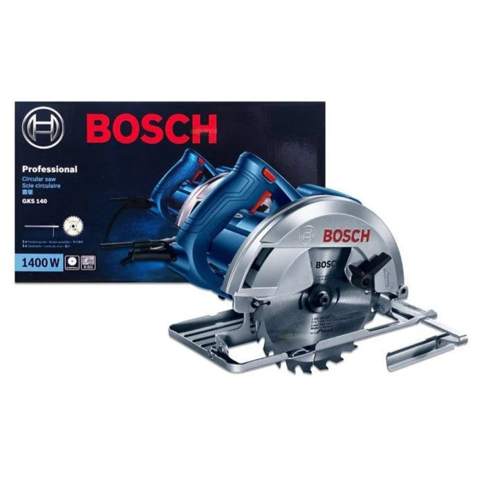 Bosch Professional Hand-Held Circular Saw GKS 140 + 2 Blades 06016B30K4