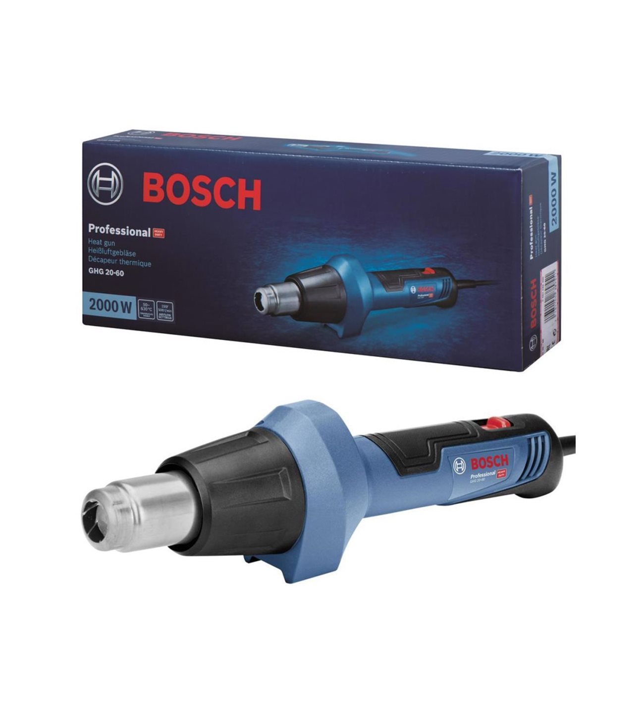 Bosch Professional Heat Gun GHG 20-60 06012A6400 Power Tool Services