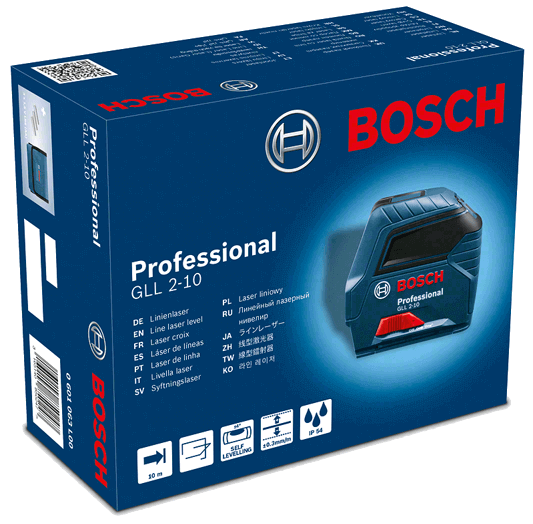 Bosch Professional Laser Level GLL 2-10 0601063L00