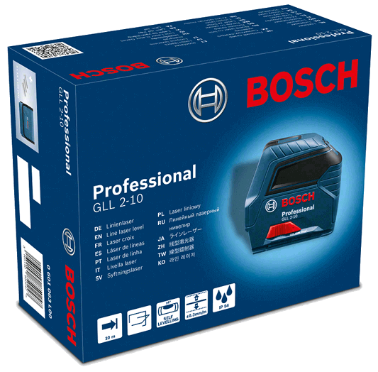 Bosch Professional Laser Level GLL 2-10 0601063L00 Power Tool Services