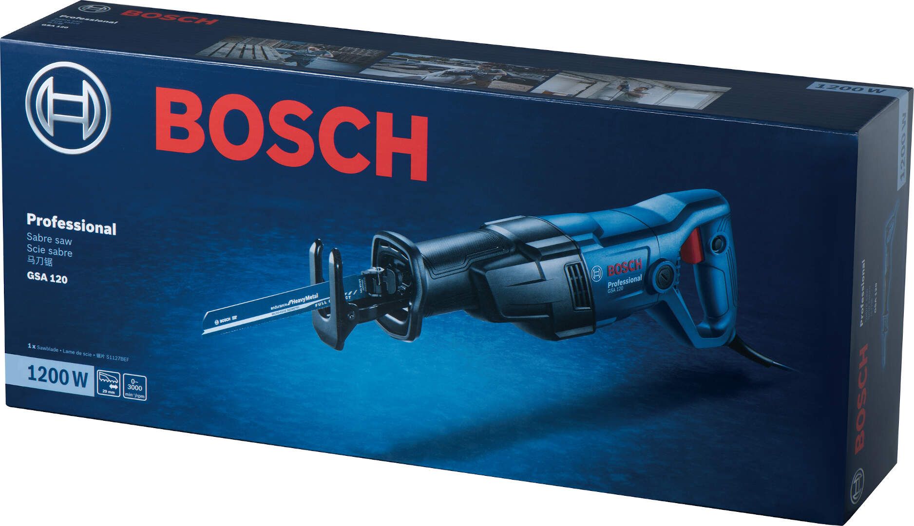 Buy Bosch Professional Reciprocating Sabre Saw GSA 120 06016B1020 from Power Tool Services - Image 4 | Best Price