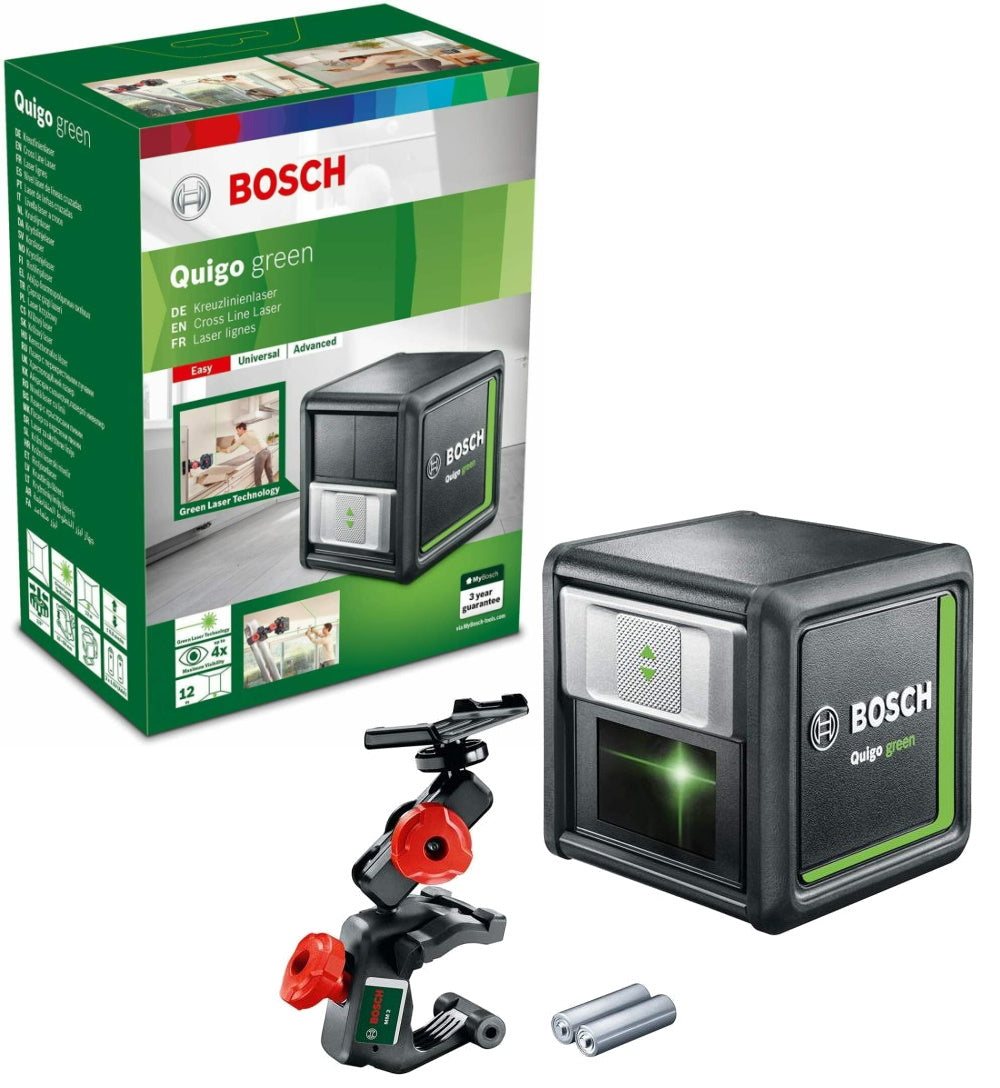 Bosch Quigo Green Cross Line Laser Level 0603663C00 Power Tool Services