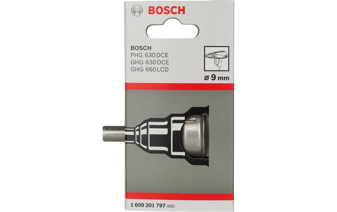 Bosch Reduction nozzle 9 mm, hot air gun 1609201797 Power Tool Services