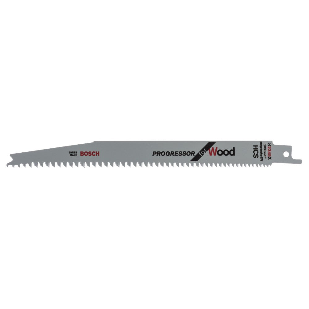 Bosch Sabre Saw Blades HCS S 2345 X Progressor for Wood, 2 pc