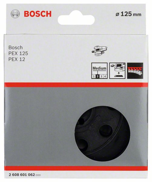 Bosch Sanding Pad Medium/Hard for PEX 125 A 2608601062 Power Tool Services