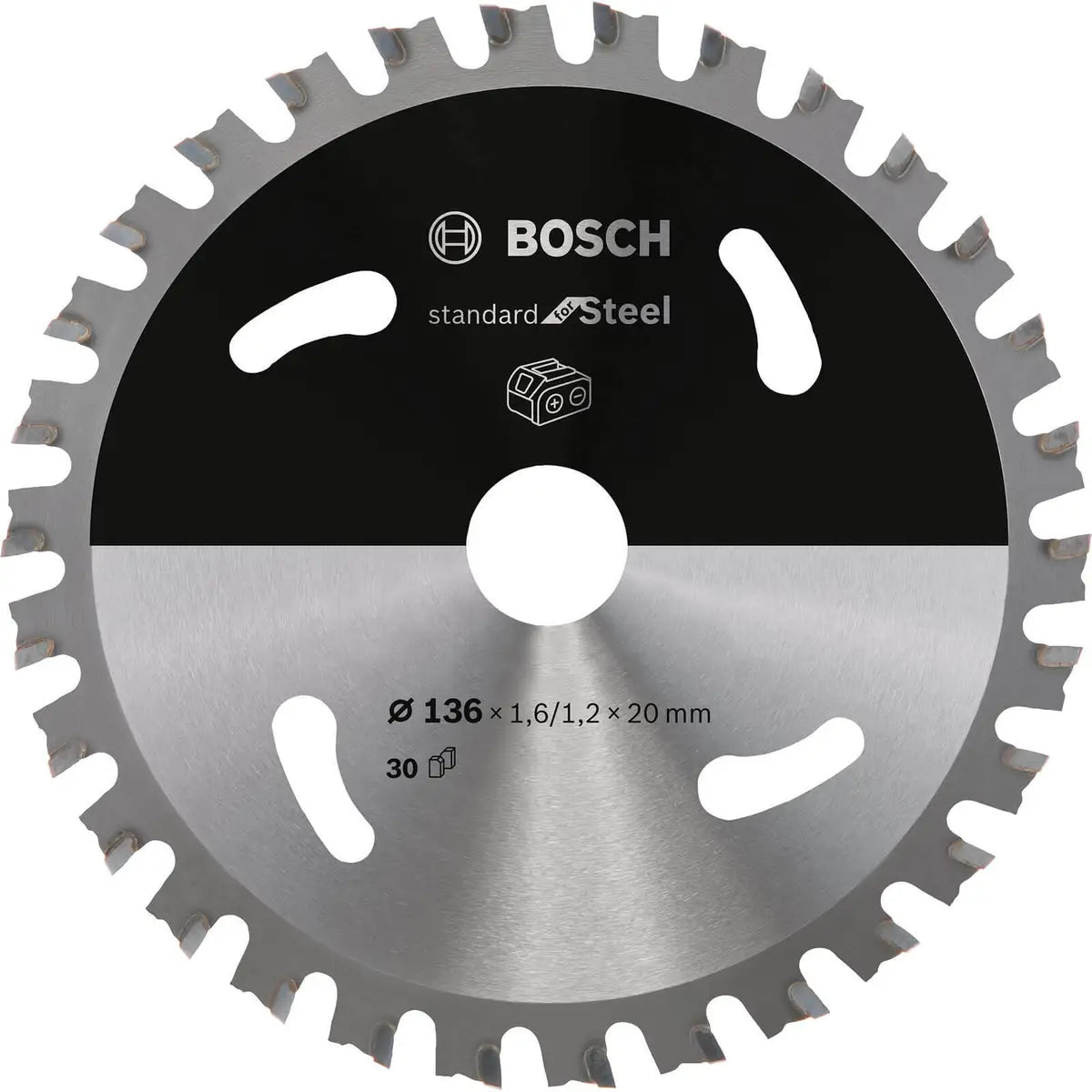 Bosch Standard Circular Saw Blade for Steel 136x1.6/1.2x20 T30 2608837746 Power Tool Services