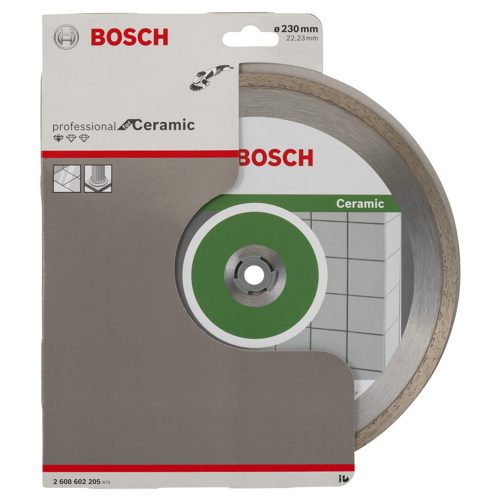 Bosch Standard for Ceramic 230 x 22,23 x 1,6 x 7 continuous rim 2608602205 Power Tool Services