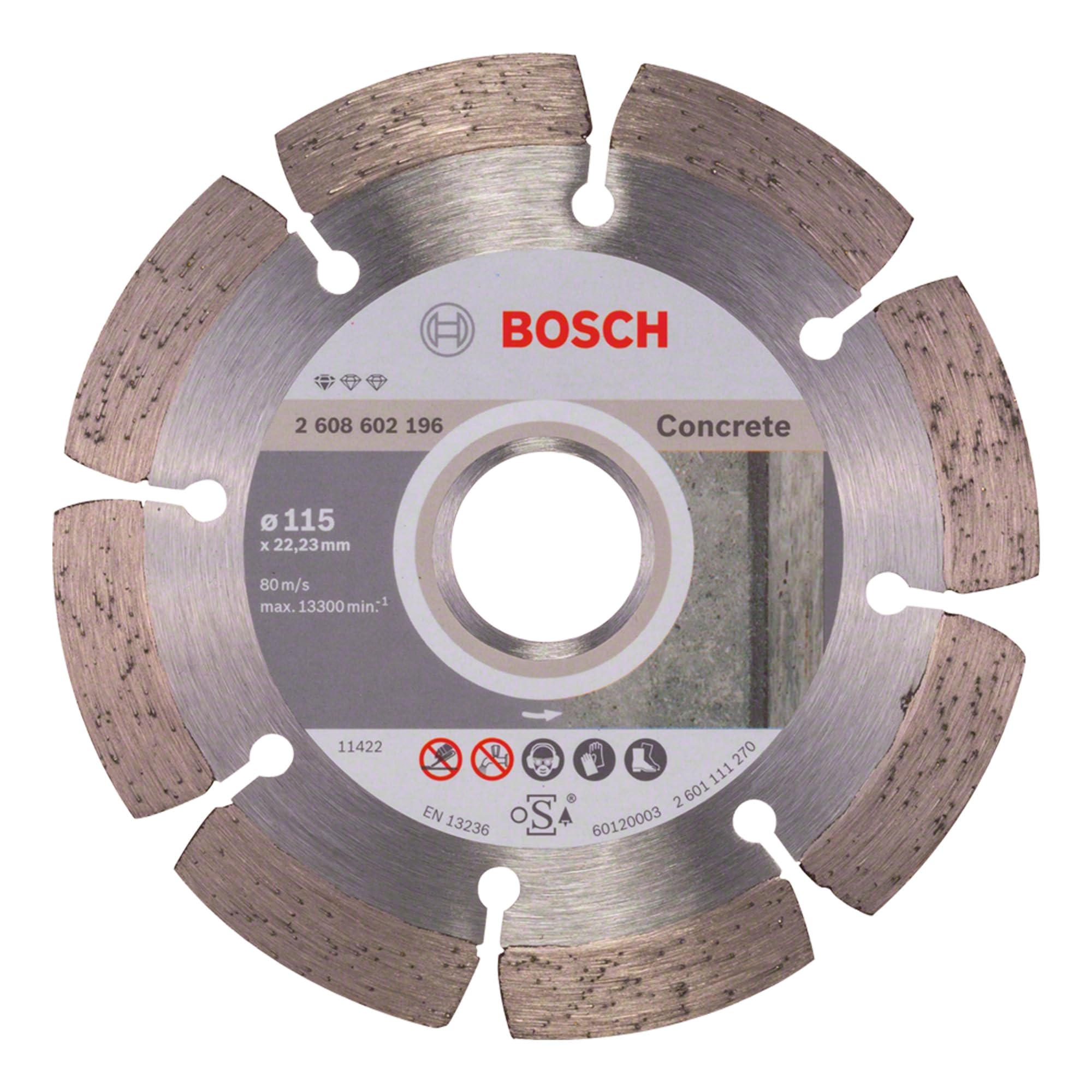 Bosch Standard for Concrete 115 x 22,23 x 1,6 segmented 2608602196 Power Tool Services