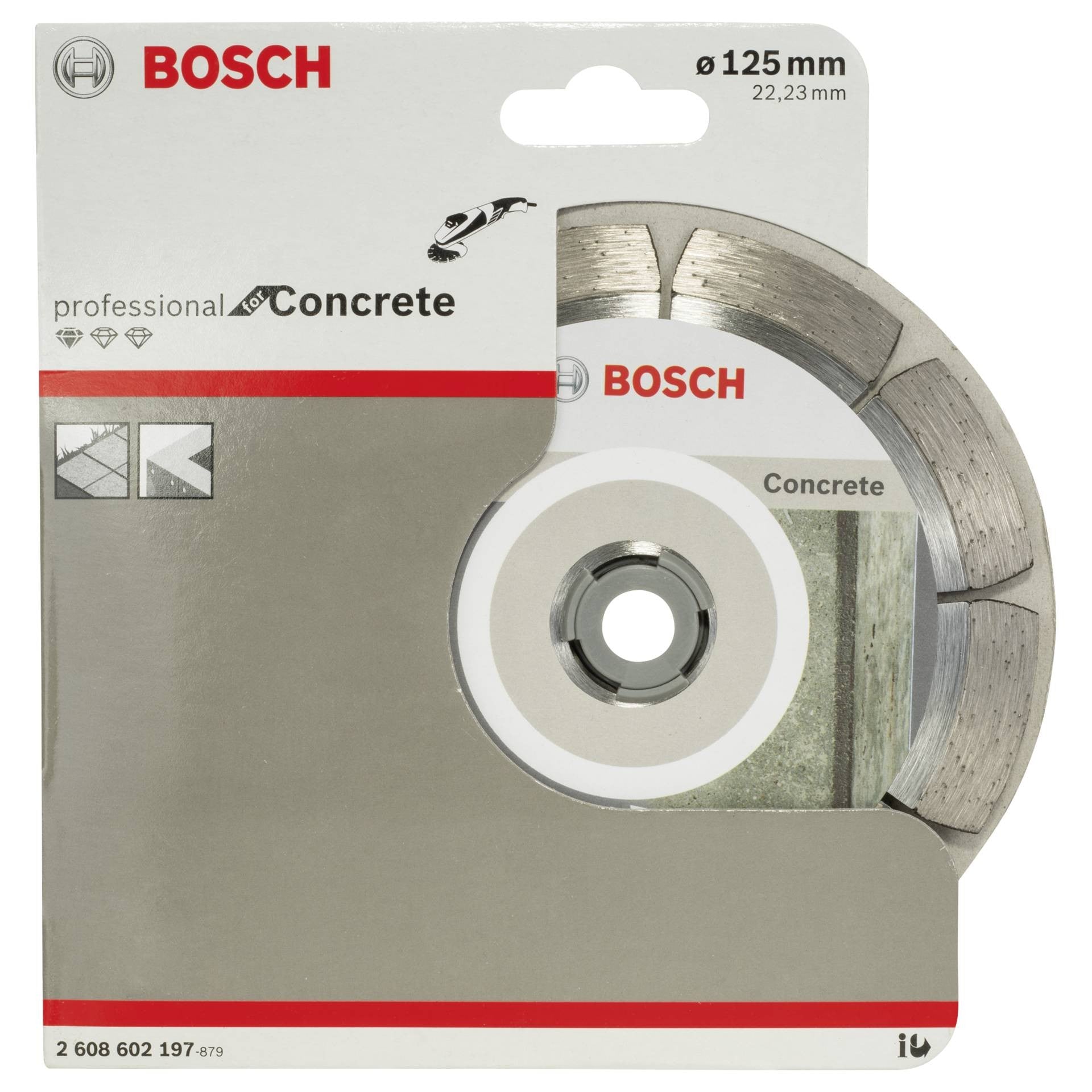 Bosch Standard for Concrete 125 x 22,23 x 1,6 x 10 segmented 2608602197 Power Tool Services