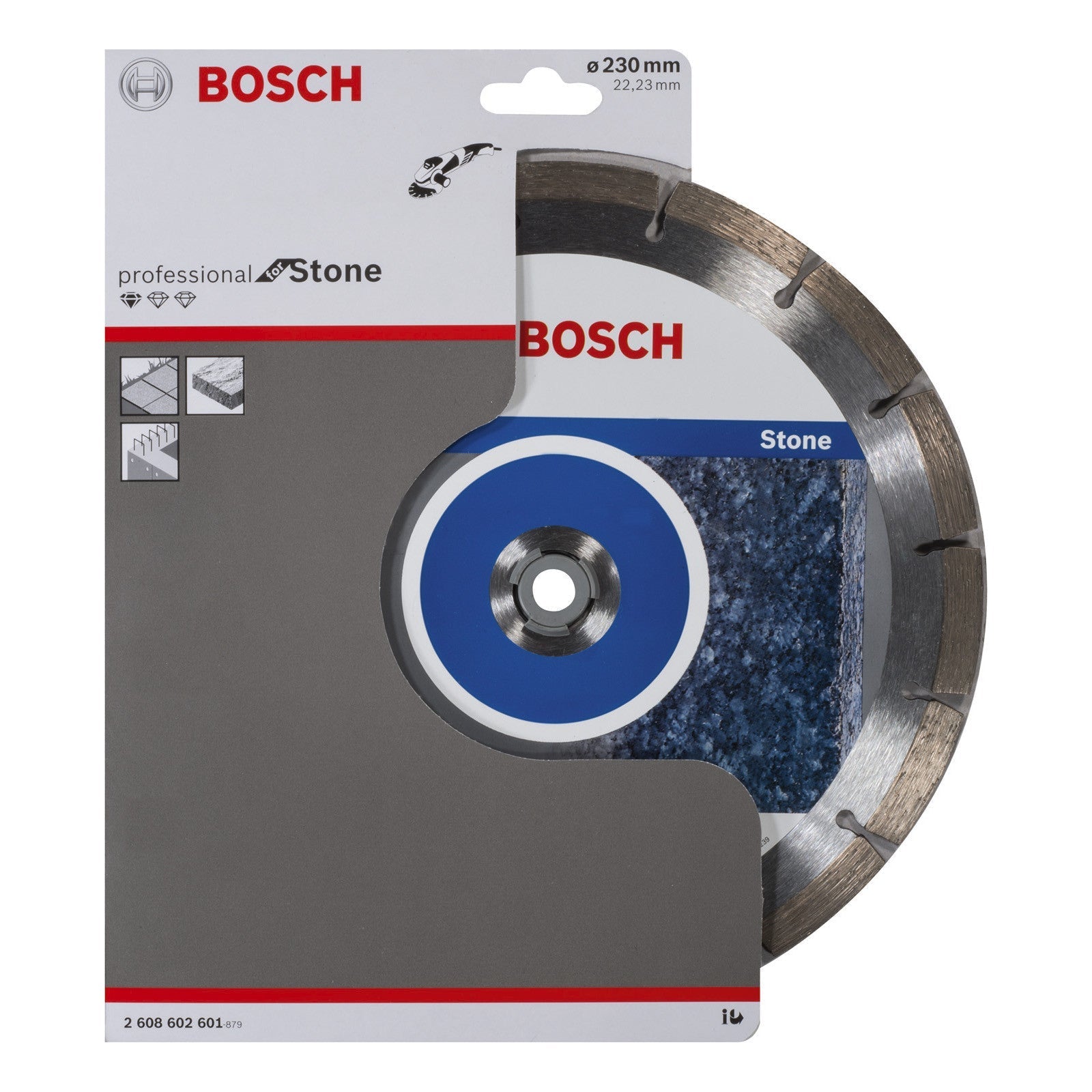 Bosch Standard for Stone 230 x 22,23 x 2,3 segmented 2608602601 Power Tool Services