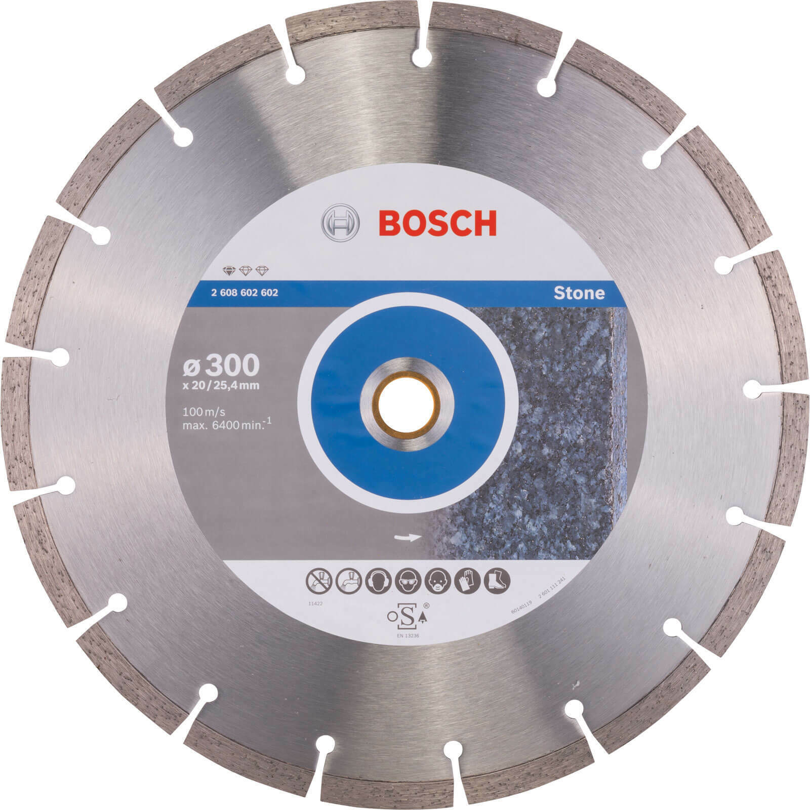 Bosch Standard for Stone 300 x 20,00+25,40 x 3,1  segmented 2608602602 Power Tool Services