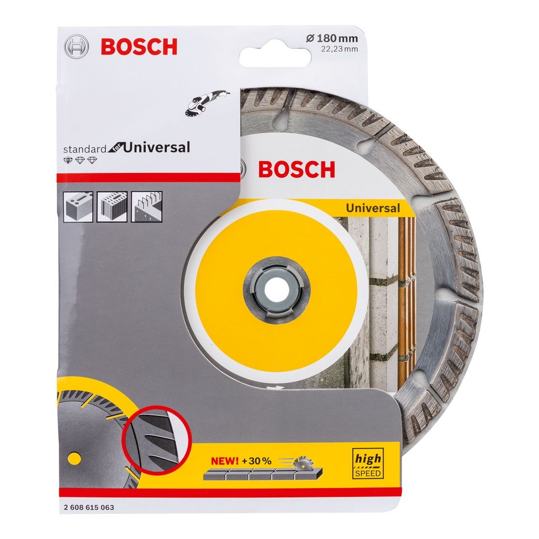 Bosch Standard for Universal 180 x 22,23 x 2, segmented 2608615063 Power Tool Services