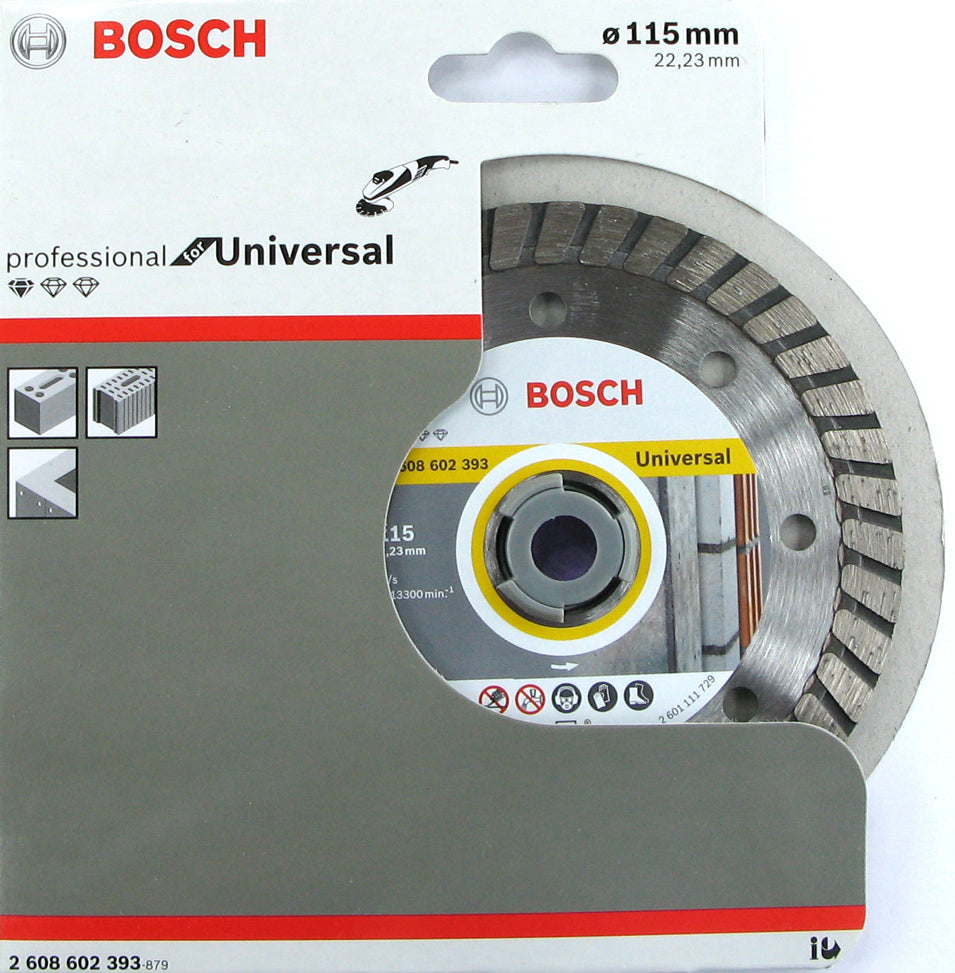 Bosch Standard for Universal Turbo 115 x 22,23 x 2 x 10, continuous rim 2608602393 Power Tool Services