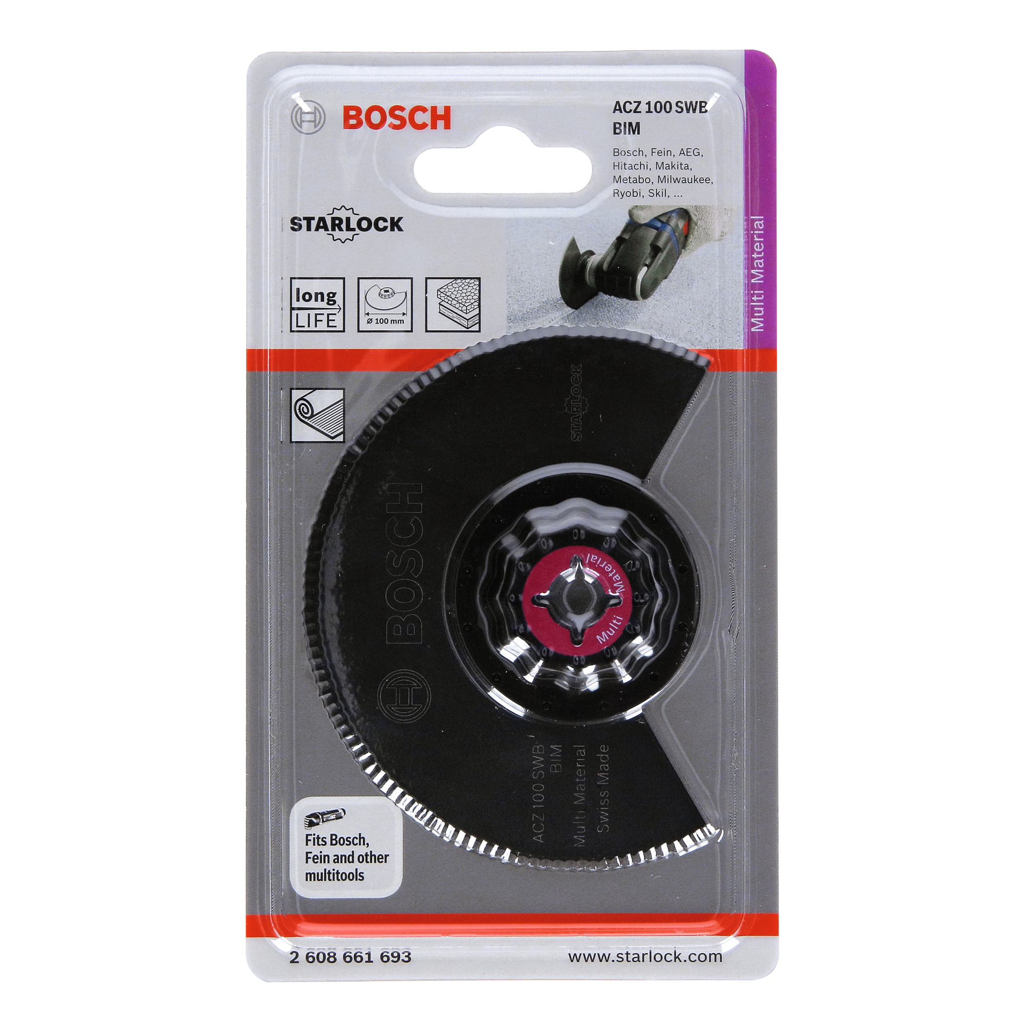 Bosch Starlock ACZ 100 SWB blade 2608661693 Power Tool Services