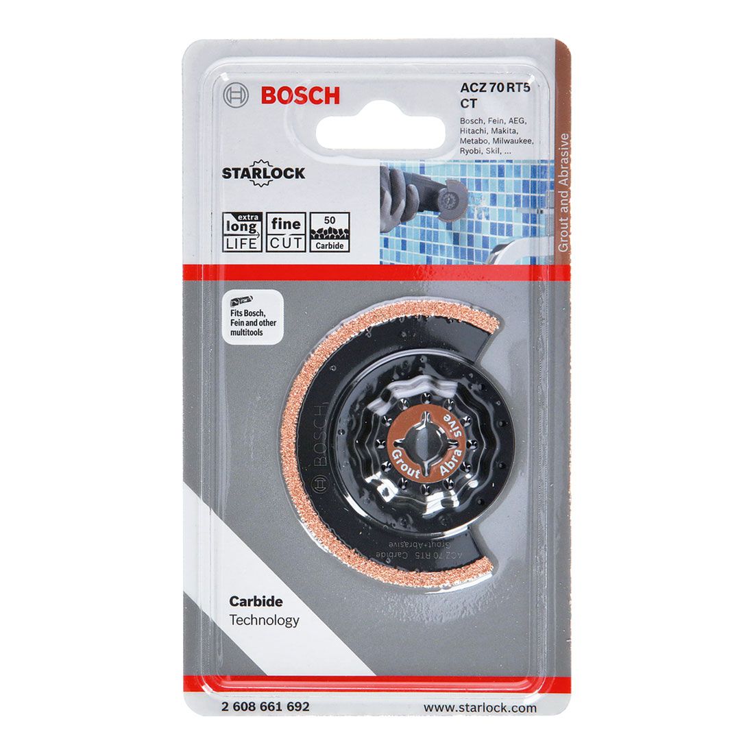Bosch Starlock ACZ 70 RT5 Multi Tool Blade 2608661692 Power Tool Services