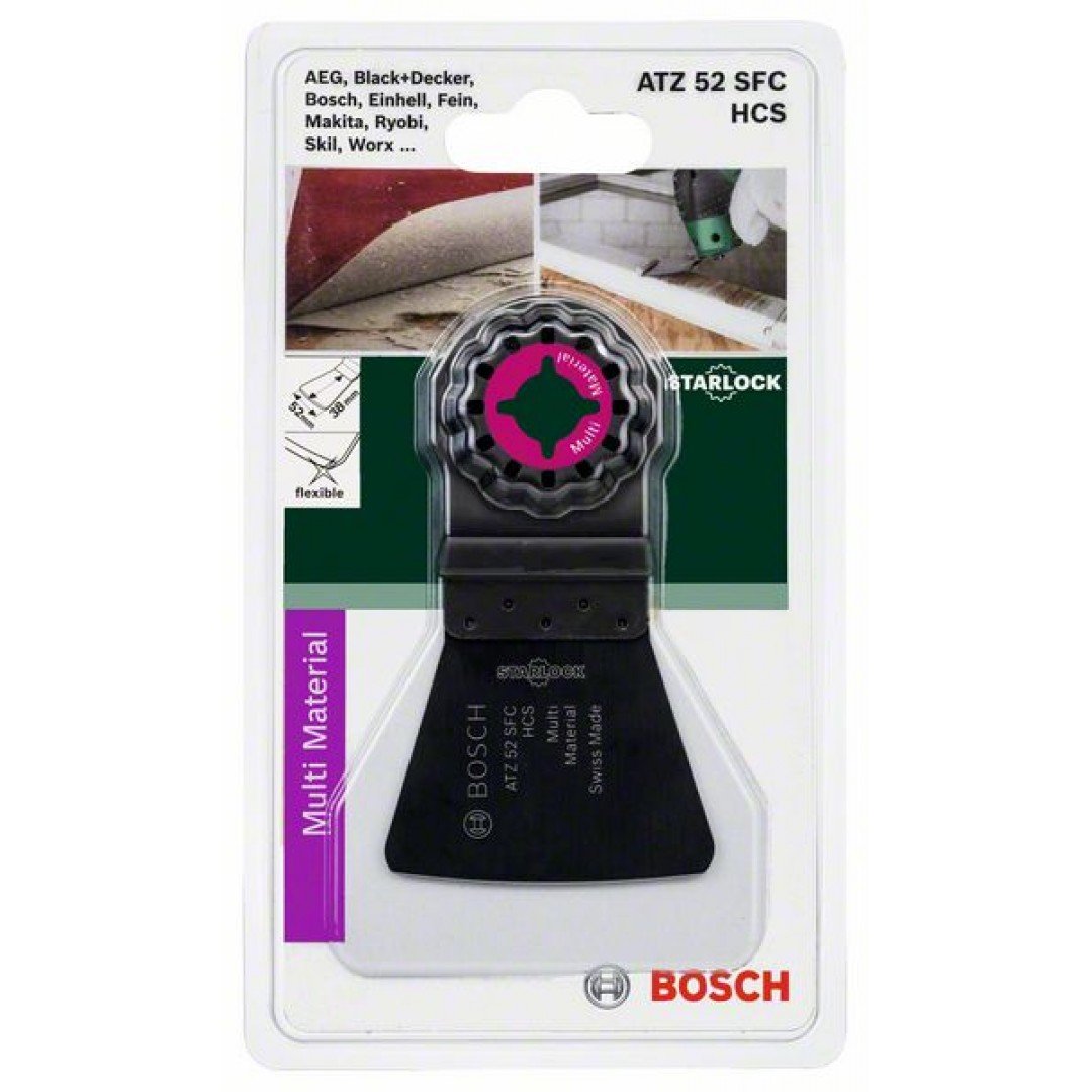 Bosch Starlock ATZ 52 SFC HCS Scraper flexible 2609256955 Power Tool Services