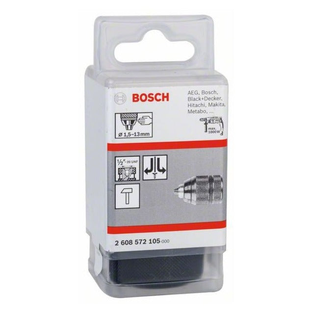 Bosch  Keyless Chucks Up To 13 Mm 1.5 – 13 Mm, 1/2" - 20 2608572105