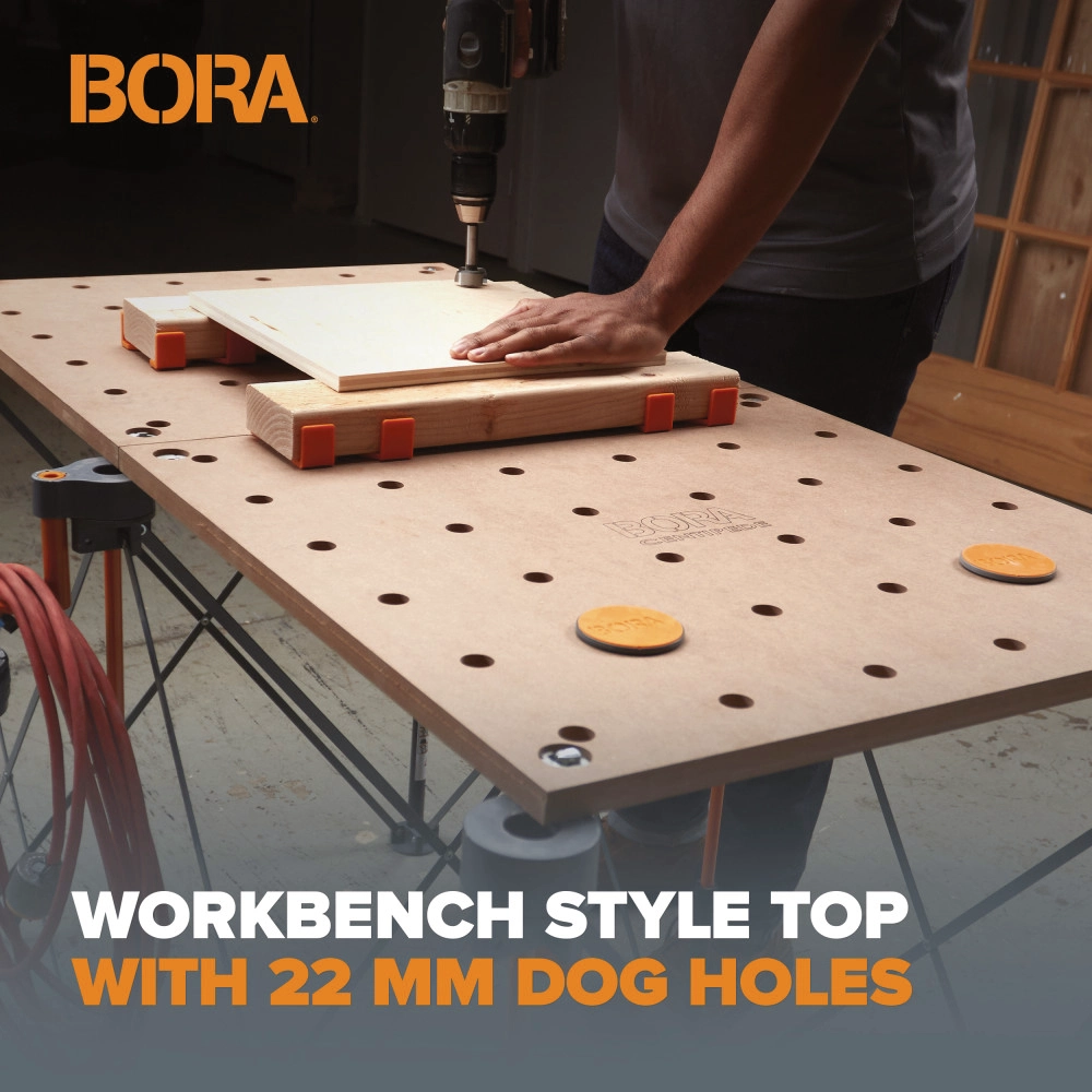 BORA Centipede Table Top with Dog Holes | CK22TM 4 - Power Tool Services