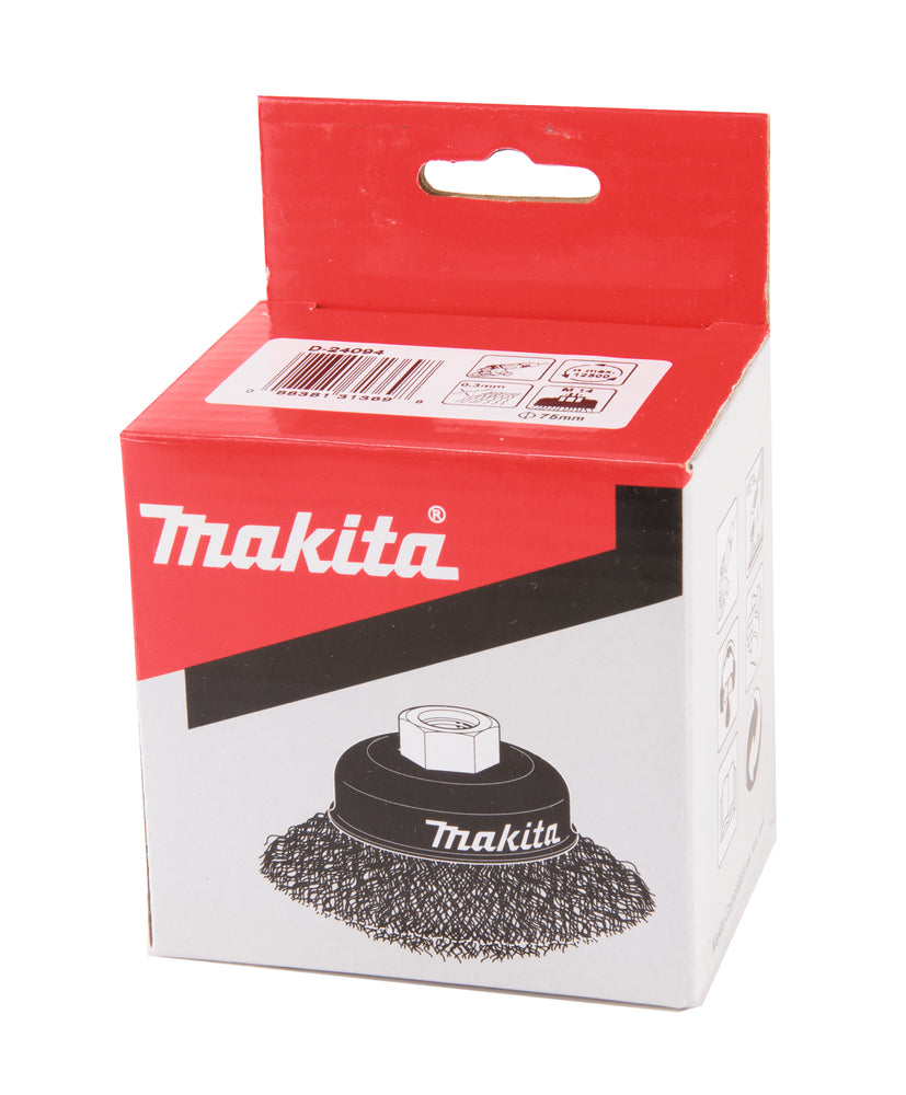 Makita | Cup brush 75 mm, 0,3 mm, M14 | D-24094 3