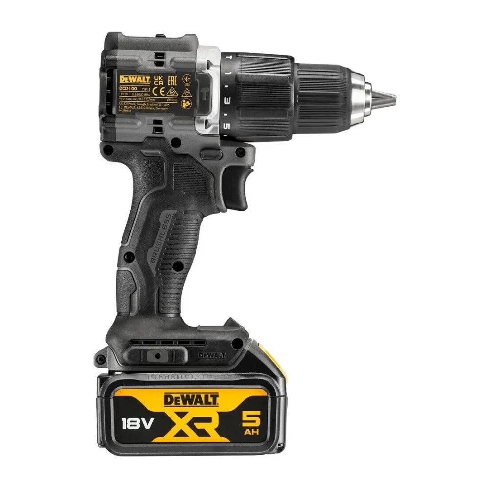 Dewalt 18V XR Brushless Hammer Drill Driver DCD100P2T