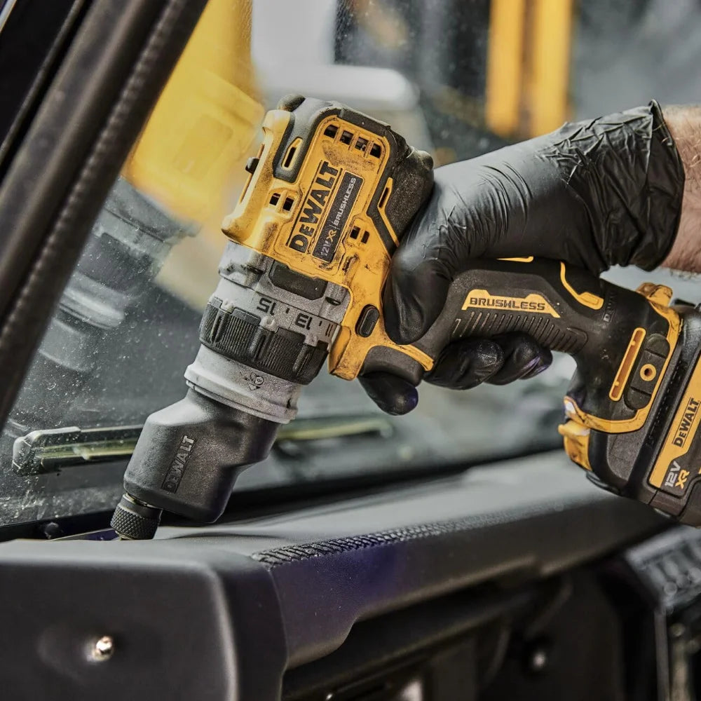 Dewalt Cordless Drill with multi head driver DCD703L2T QW
