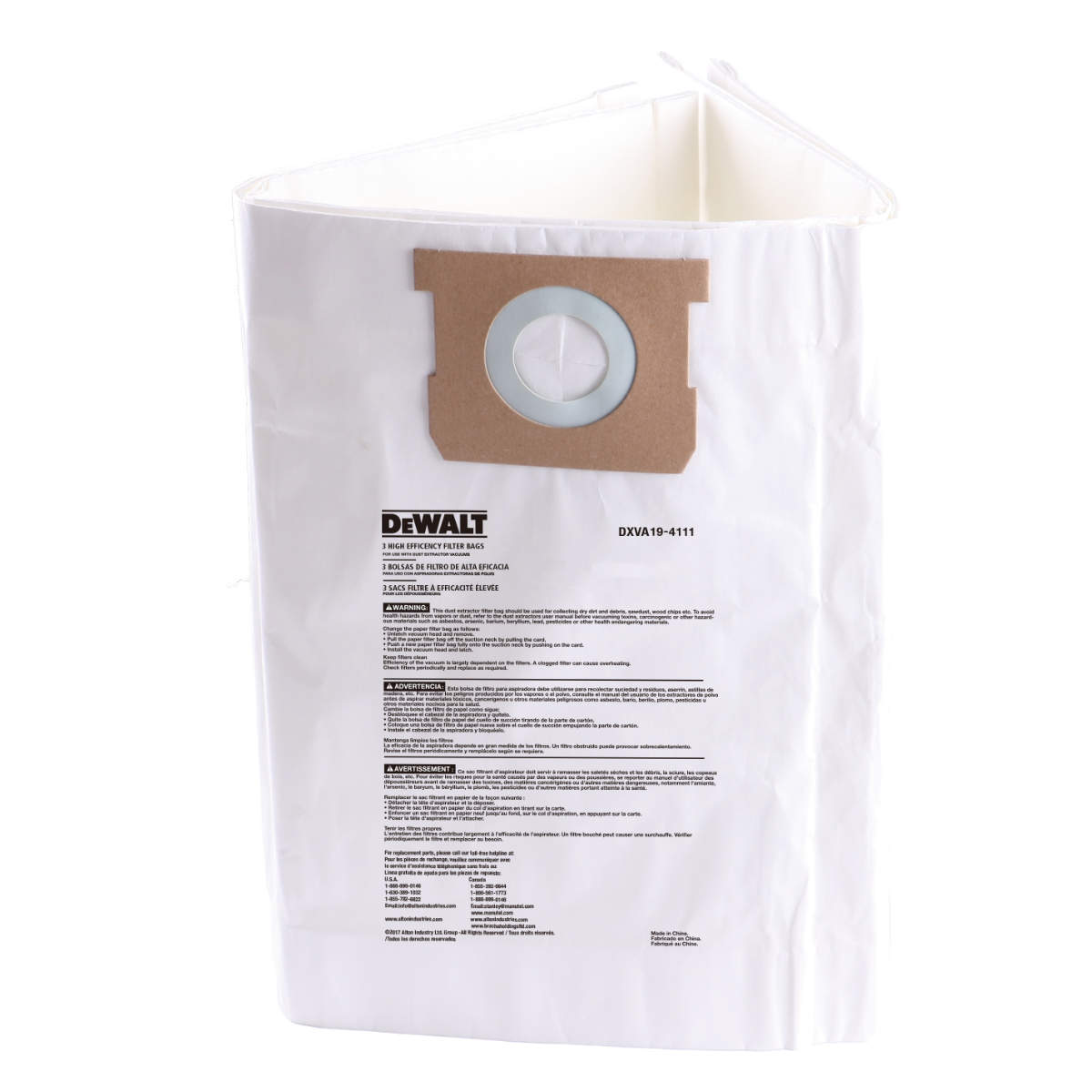 DEWALT Fine Dust Bag for 23 – 38L Wet Dry Vacuum DXVA19-4211 Power Tool Services