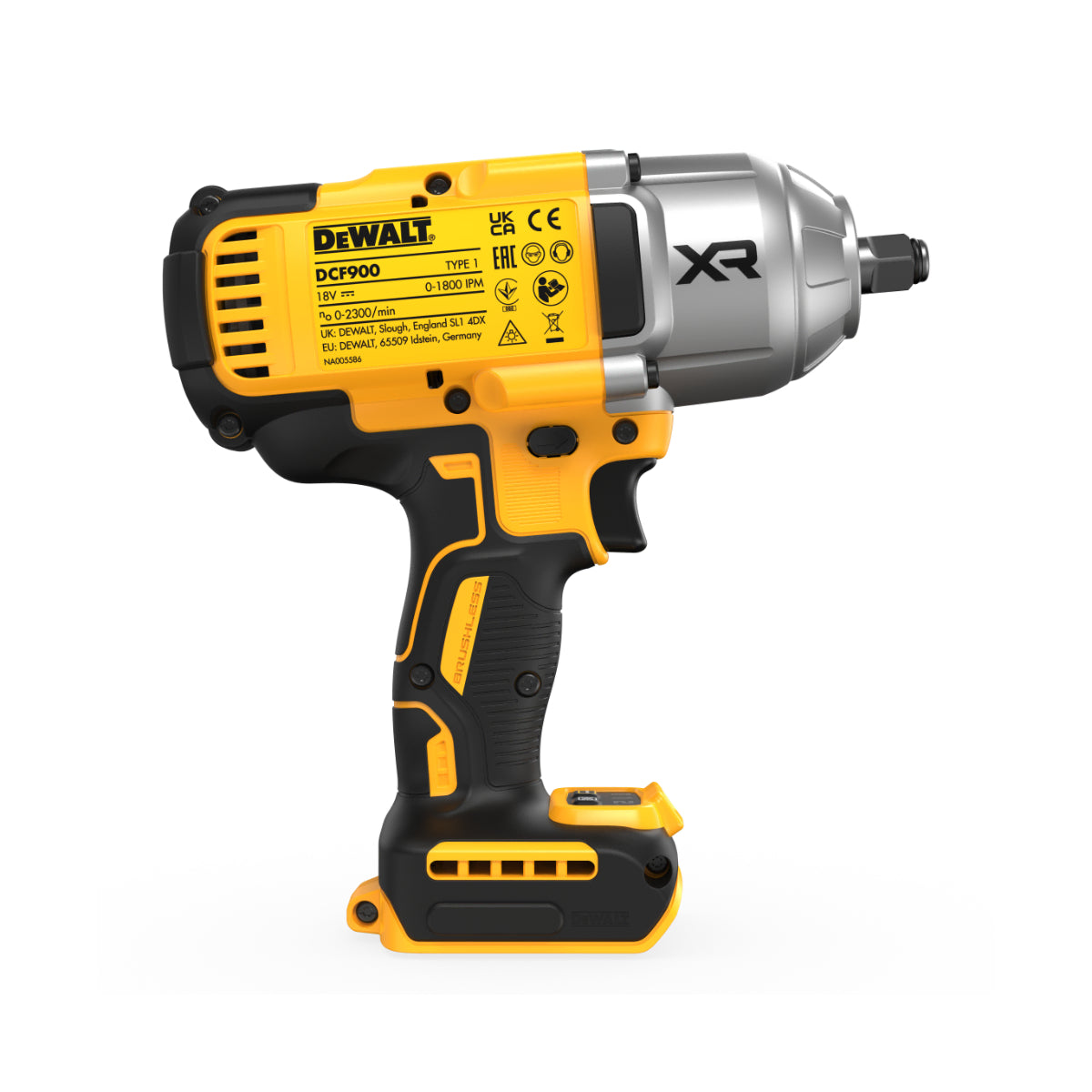 Dewalt 18V Impact Wrench 1/2″ High Torque DCF900NT Power Tool Services
