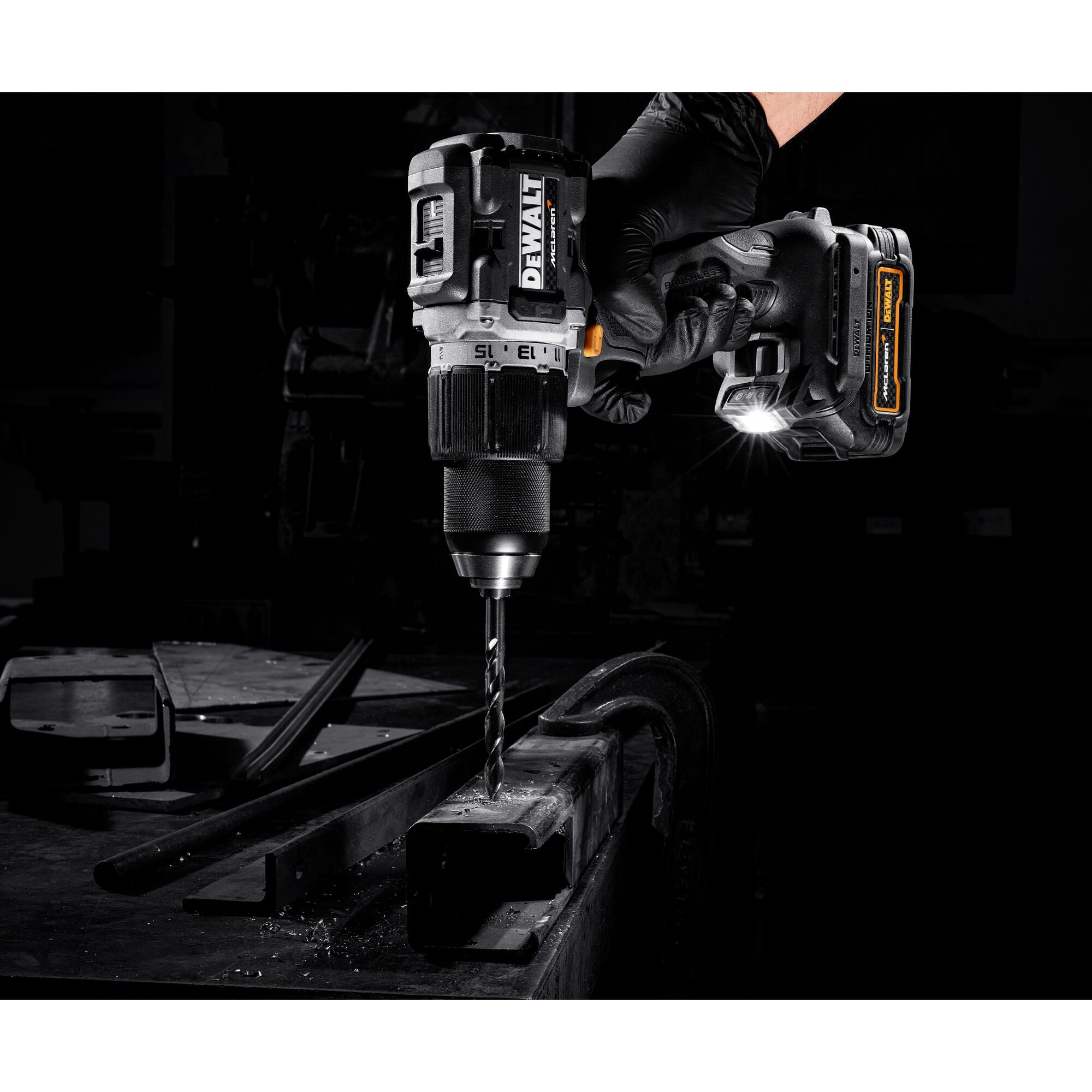Dewalt 18V XR Brushless Drill McLaren F1 Team DCD85ME2GT-QW Power Tool Services
