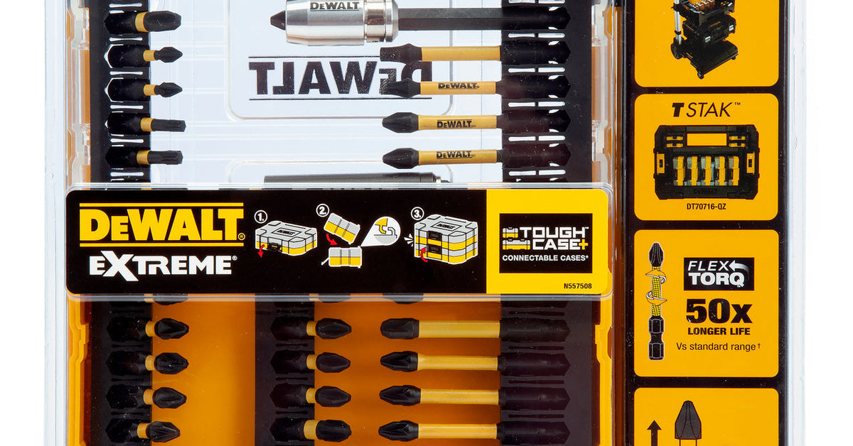 Dewalt Flextorq 37pc Bit Set in Tough Case DT70731T