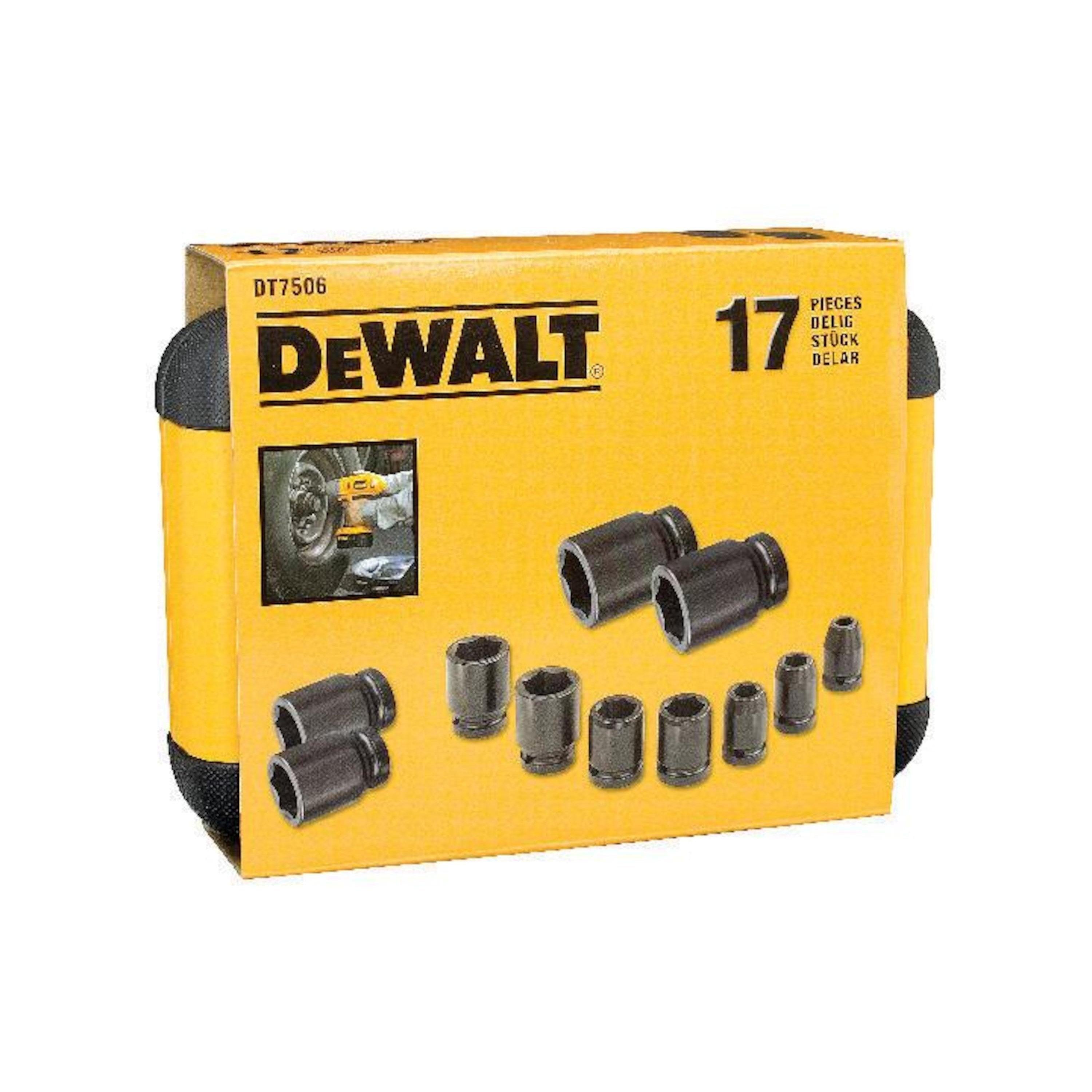 Dewalt Impact Socket Set 17PC DT7506-QZ Power Tool Services