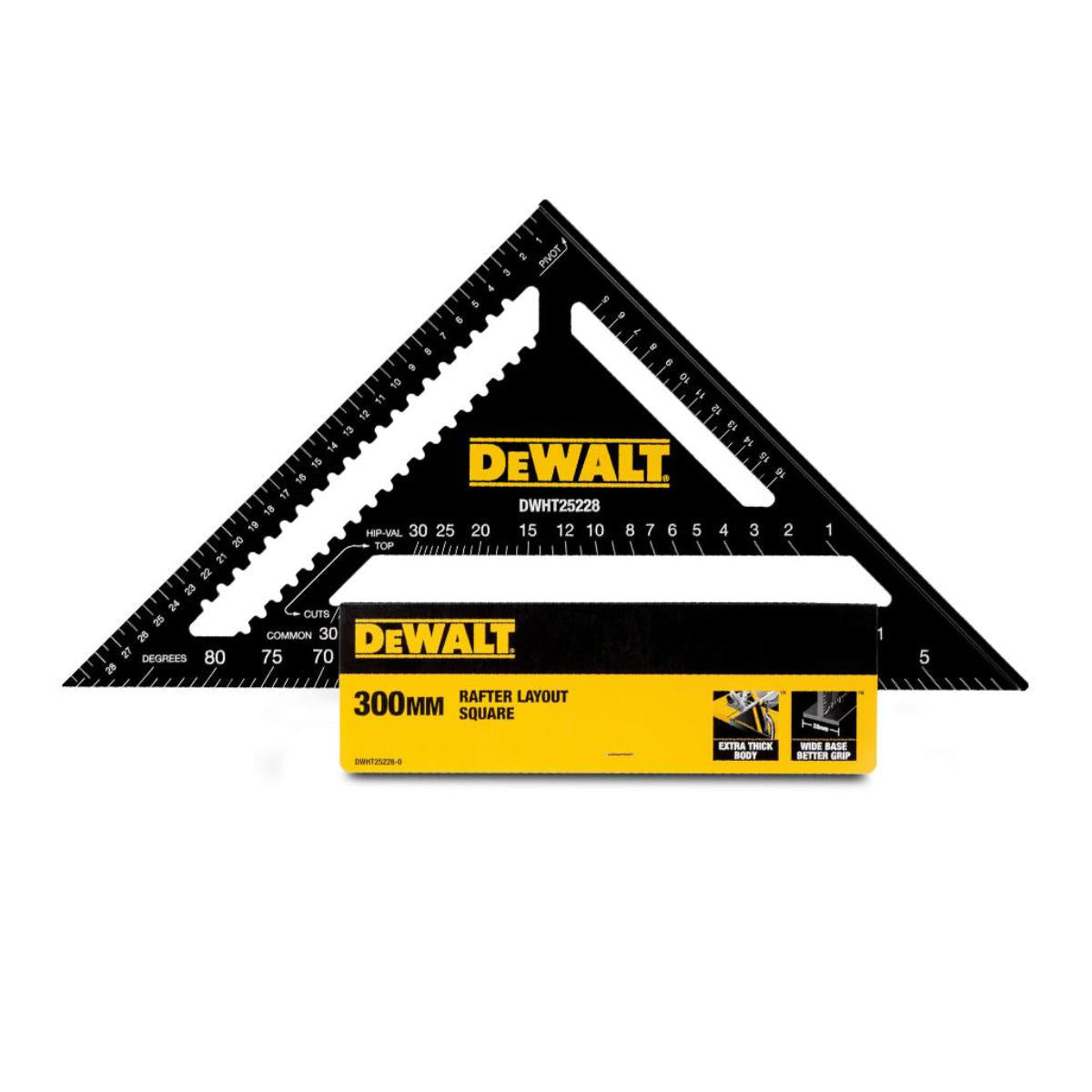 Dewalt Premium Rafter Speed Square 30cm DWHT25228-0 Power Tool Services