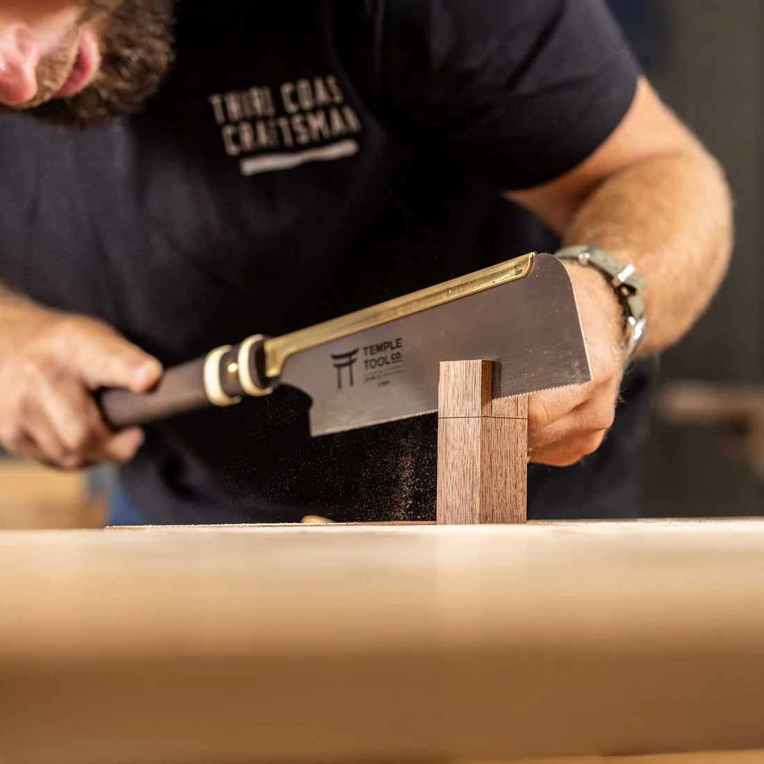 Temple Tool Dozuki Pull Saw Fine Rip-Cut 240mm 5 - Power Tool Services