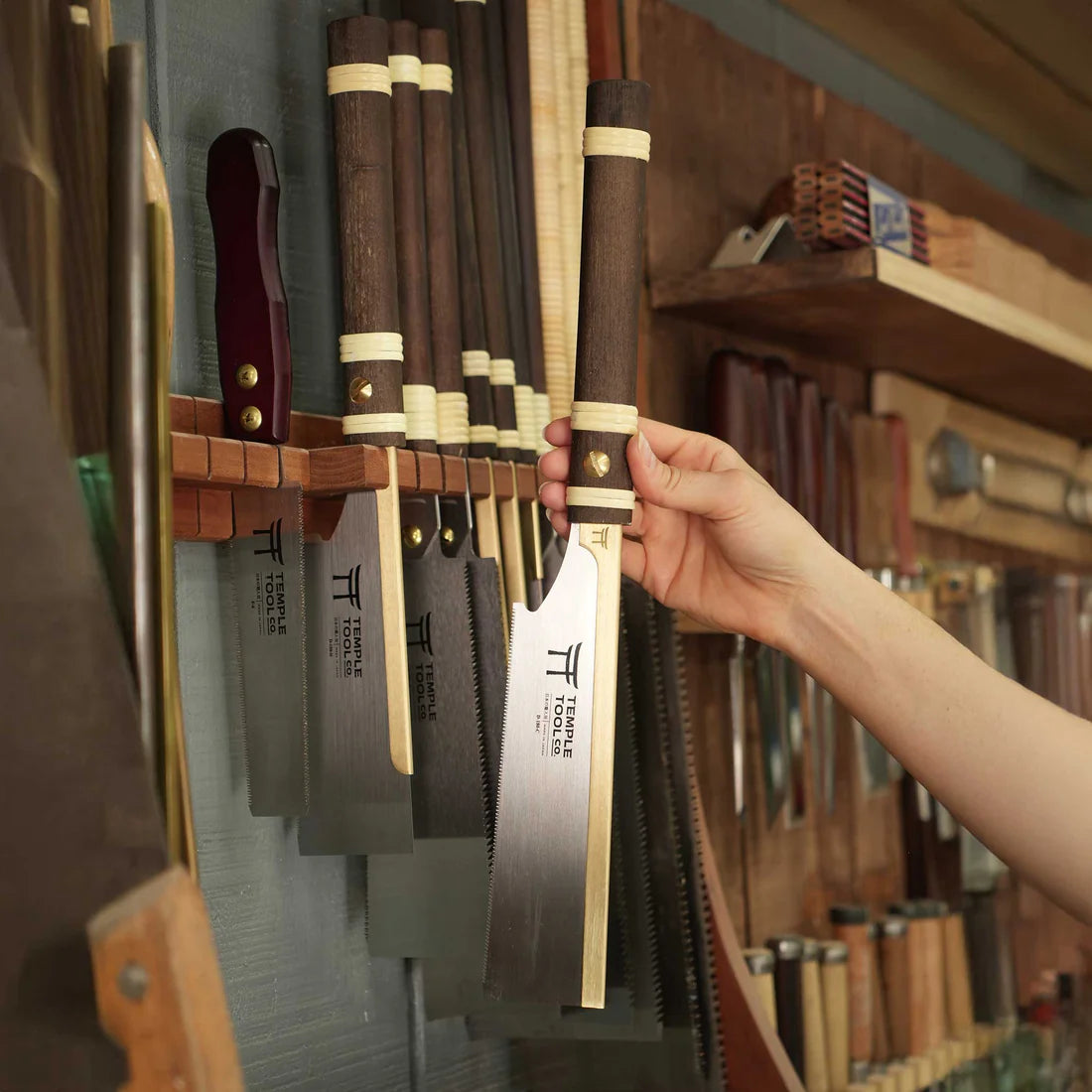 Temple Tool Dozuki Pull Saw Ultra-Fine Crosscut 180mm 8 - Power Tool Services