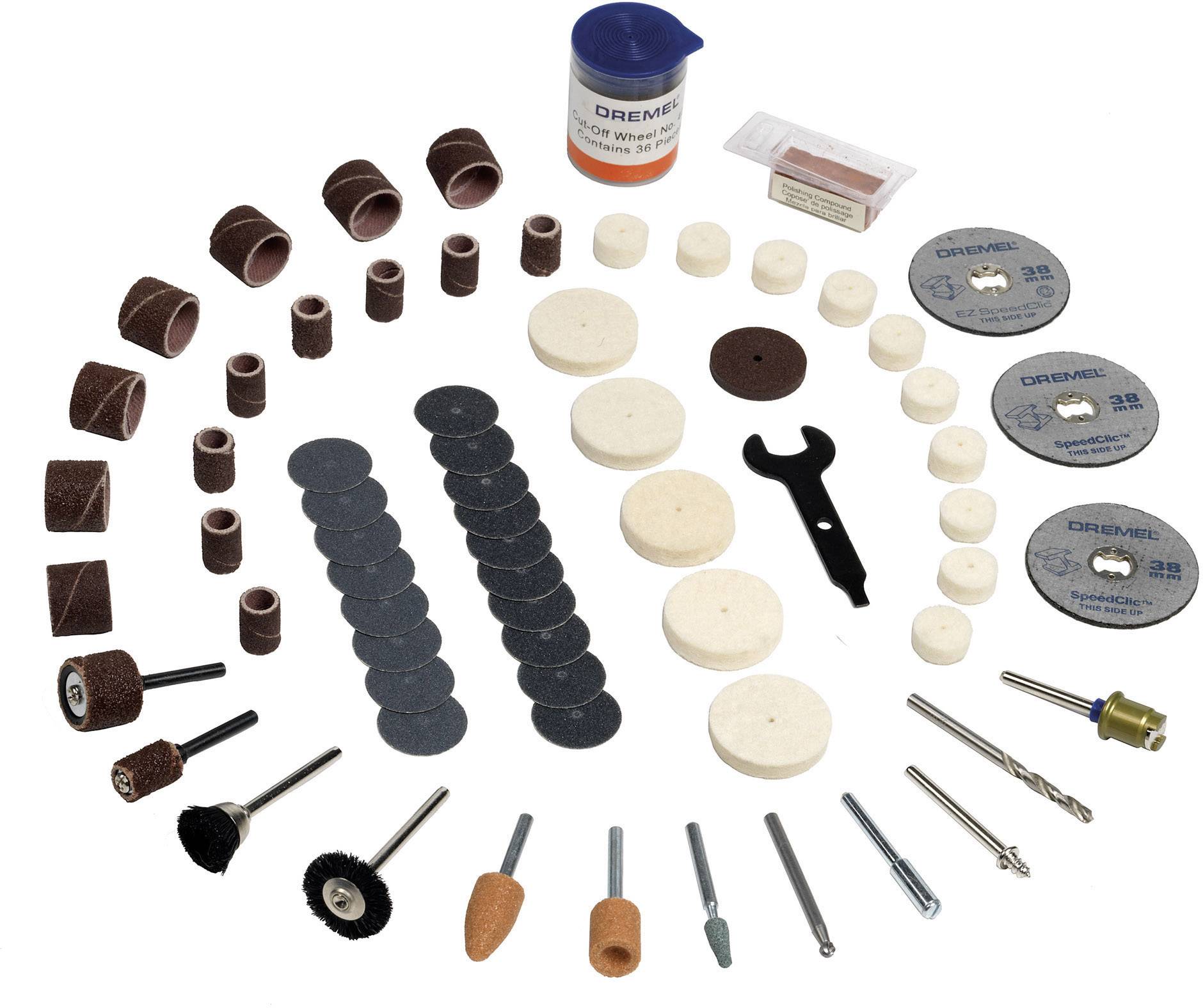 Dremel 100 Pieces Multipurpose Accessory Set (723) 2615S723JA Power Tool Services