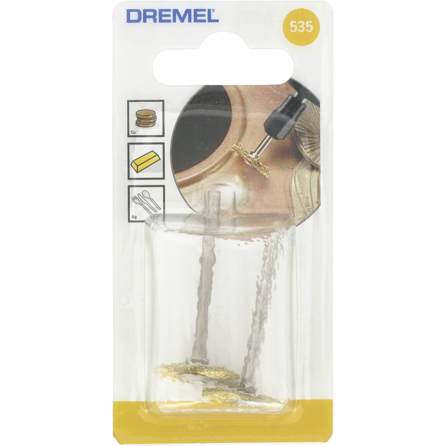 Dremel Brass brush 19 mm (535) Power Tool Services