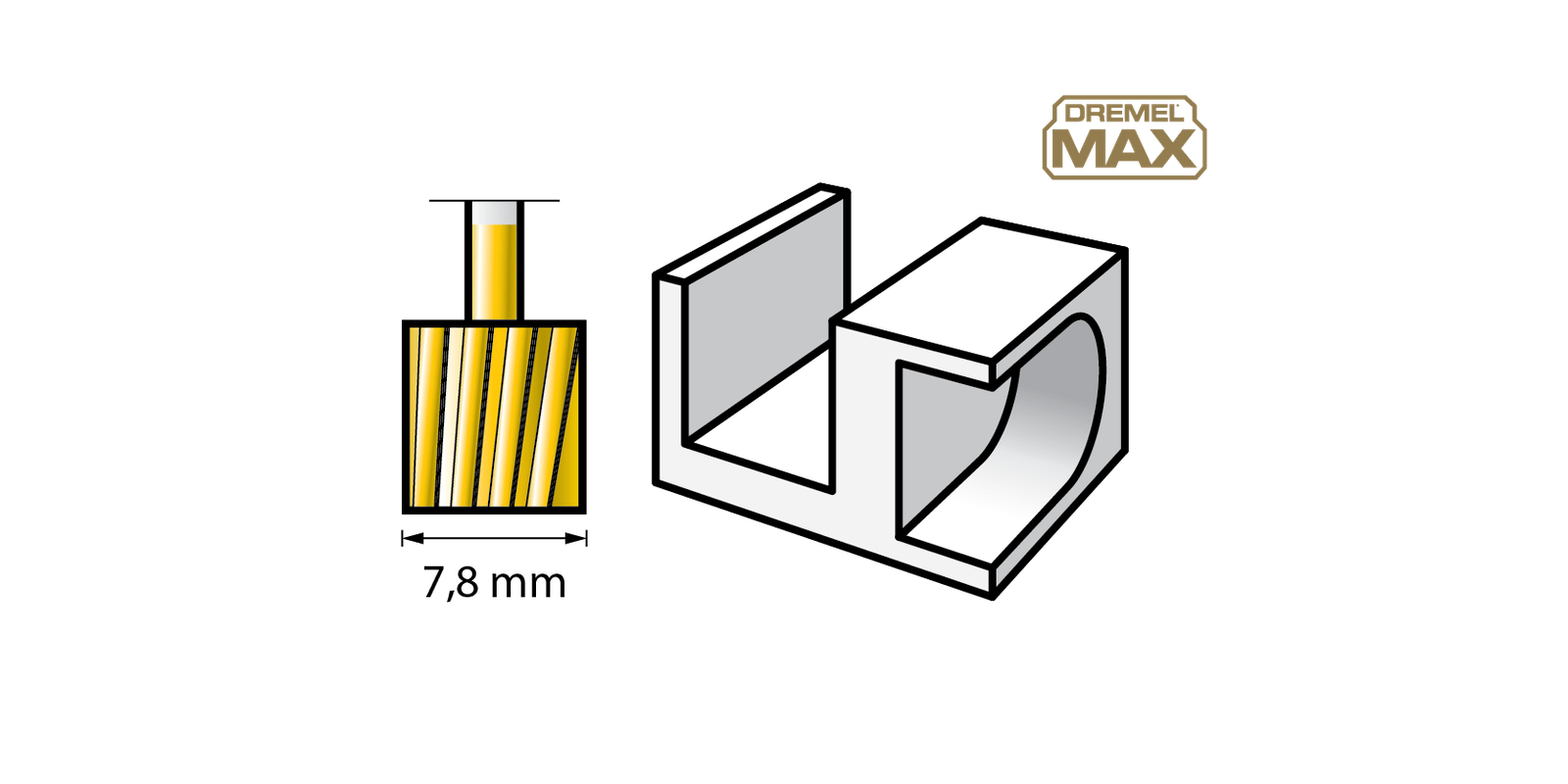 Dremel Carving bit (115DM) Power Tool Services