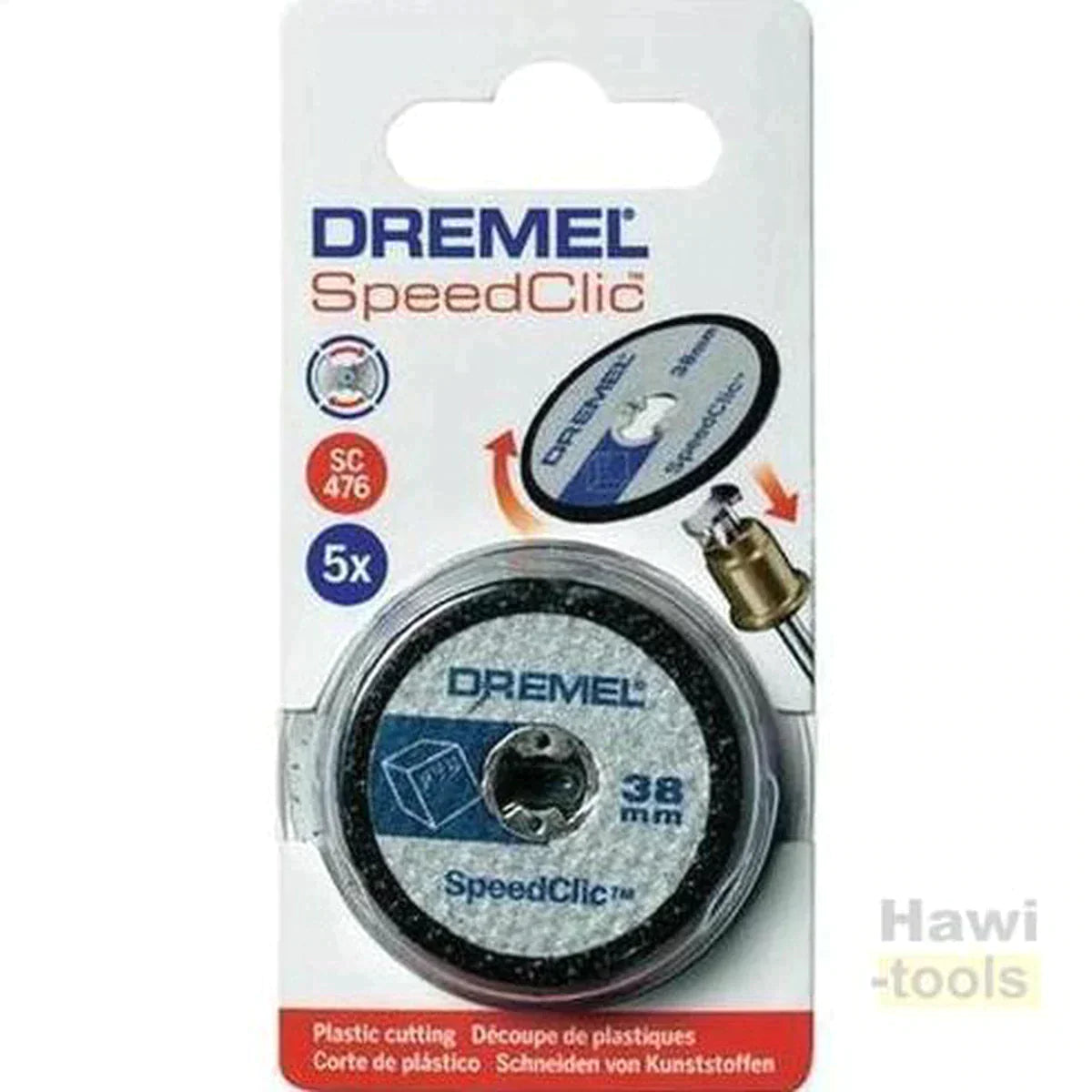 Dremel EZ SpeedClic: Plastic Cutting Wheels. (SC476) Power Tool Services