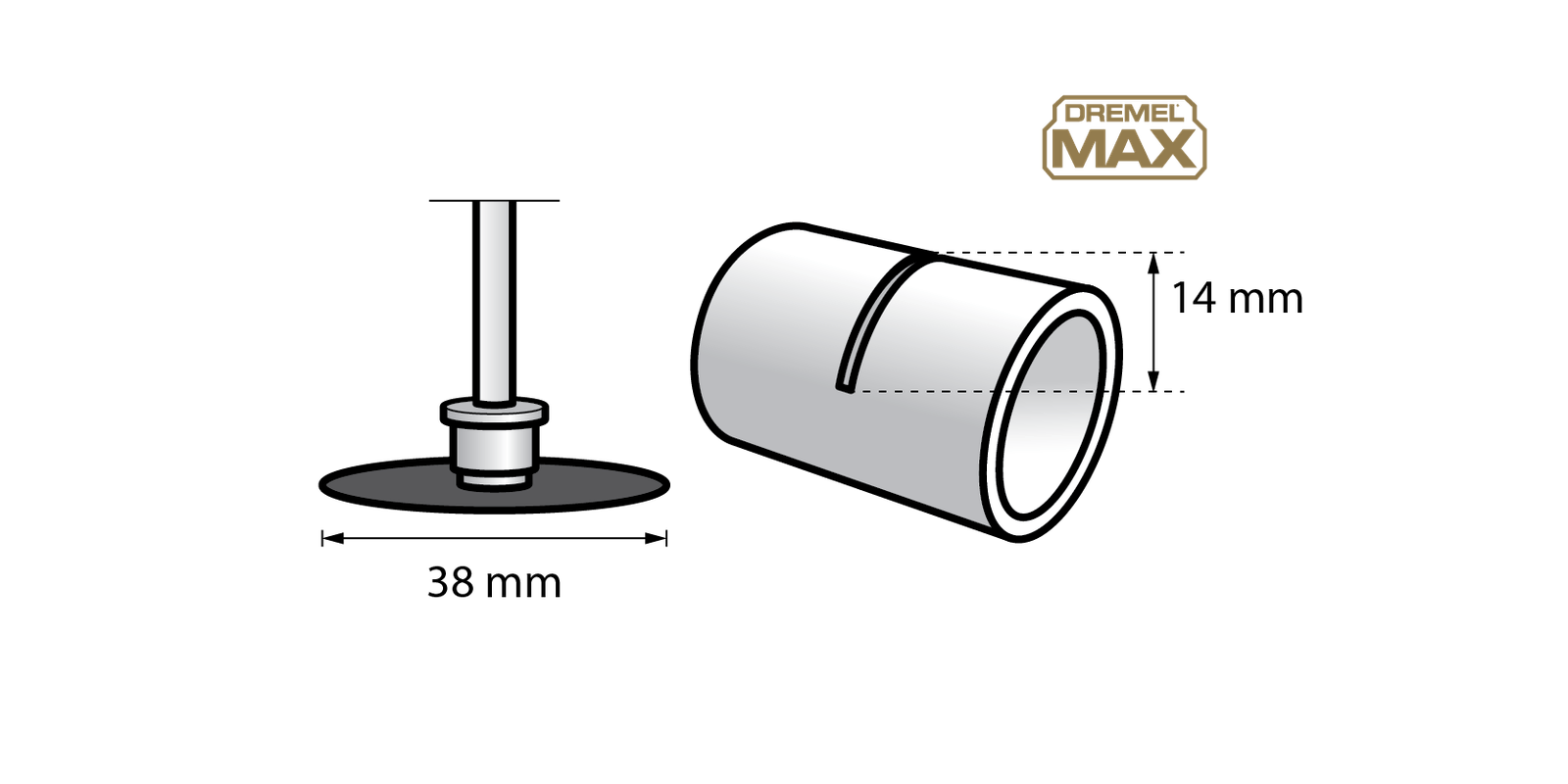 Dremel EZ SpeedClic: S456DM Premium Metal Cutting wheel (SC456DM) Power Tool Services