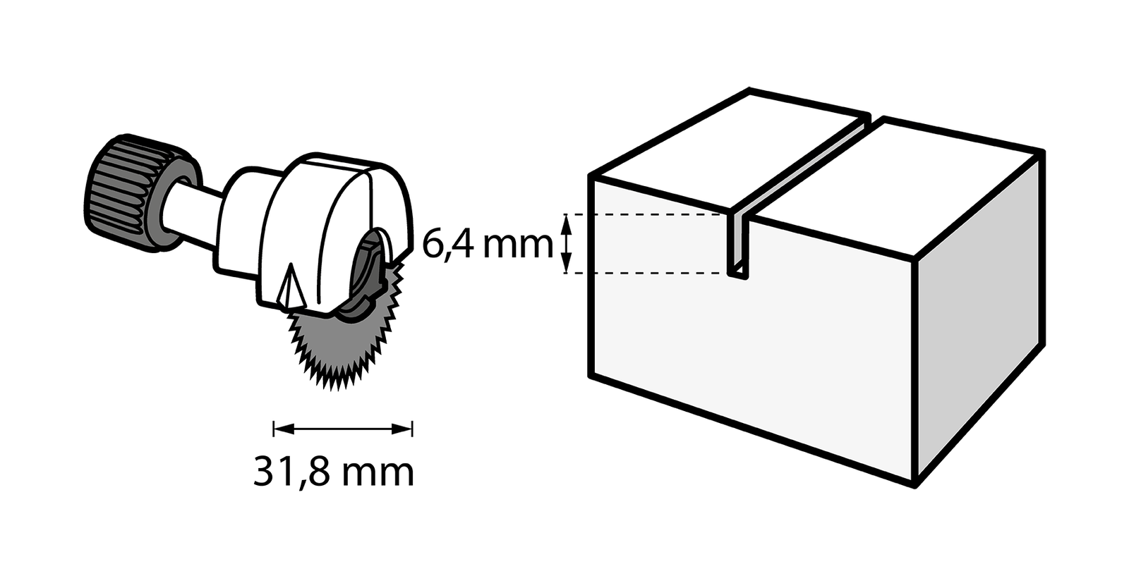 Dremel Rip/Cross-Cut Blade 31,8 mm (546) Power Tool Services