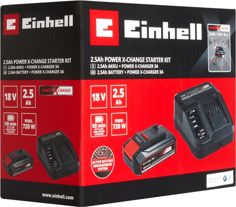 Einhell 18V 2,5Ah PXC Starter Kit 4512097 Power Tool Services